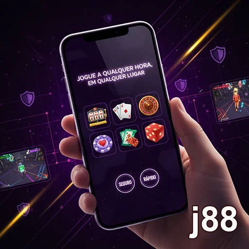Ilustração de Descubra a Ação Rápida em Slots e Live Gaming no j88