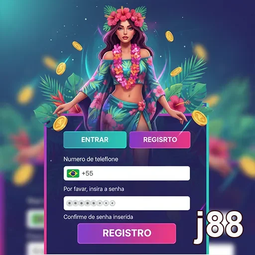 Ilustração de Explore a Plataforma de Jogos j88 com Tecnologia de Ponta