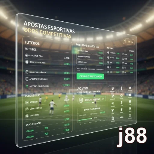 Ilustração de Explore a Plataforma de Jogos j88 com Tecnologia de Ponta