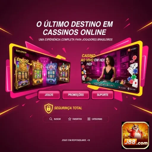 Jogador animado com ganhos em slots no j88